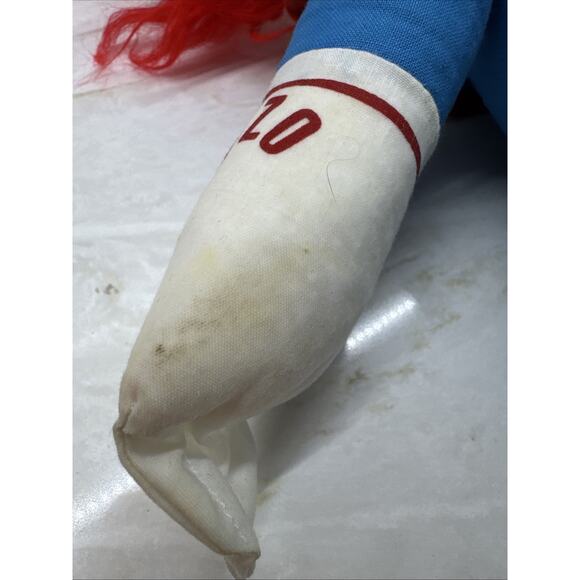 Bozo The Clown Plush Doll Toy 1989 Ace Novelty Co 16" Inches Tall Larry Harmon - Picture 8 of 8